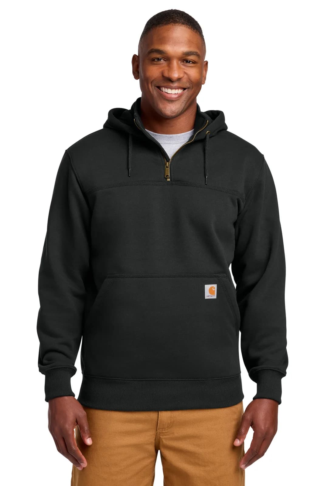 Carhartt ® Rain Defender ® Paxton Heavyweight Hooded Zip Mock Sweatshirt