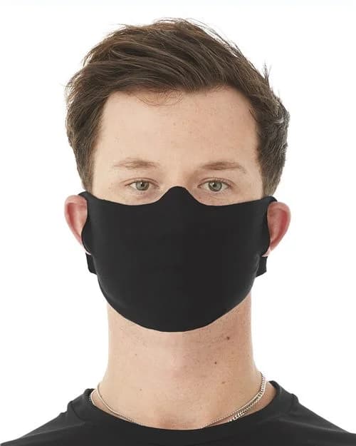 BELLA + CANVAS Lightweight Fabric Face Mask - CVC 52/48 Cotton/Poly