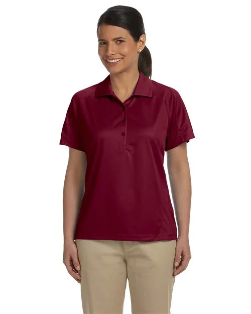 Harriton Women's Polytech Mesh Insert Polo