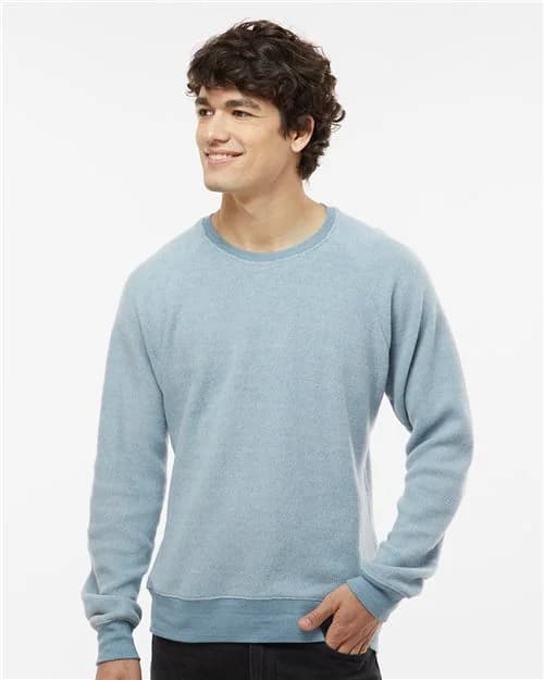 J. America Unisex Flip Side Fleece Crewneck Sweatshirt