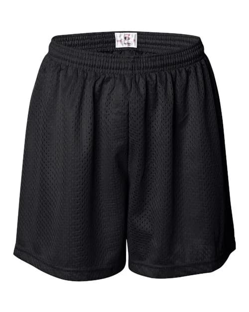 Badger Women's Pro Mesh 5" Solid Liner Shorts