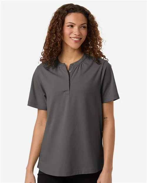 Devon & Jones Women's Seaton Pebble Textured Polo