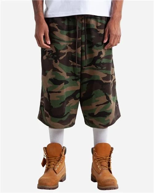 Shaka Wear Unisex Baggy Fleece Shorts