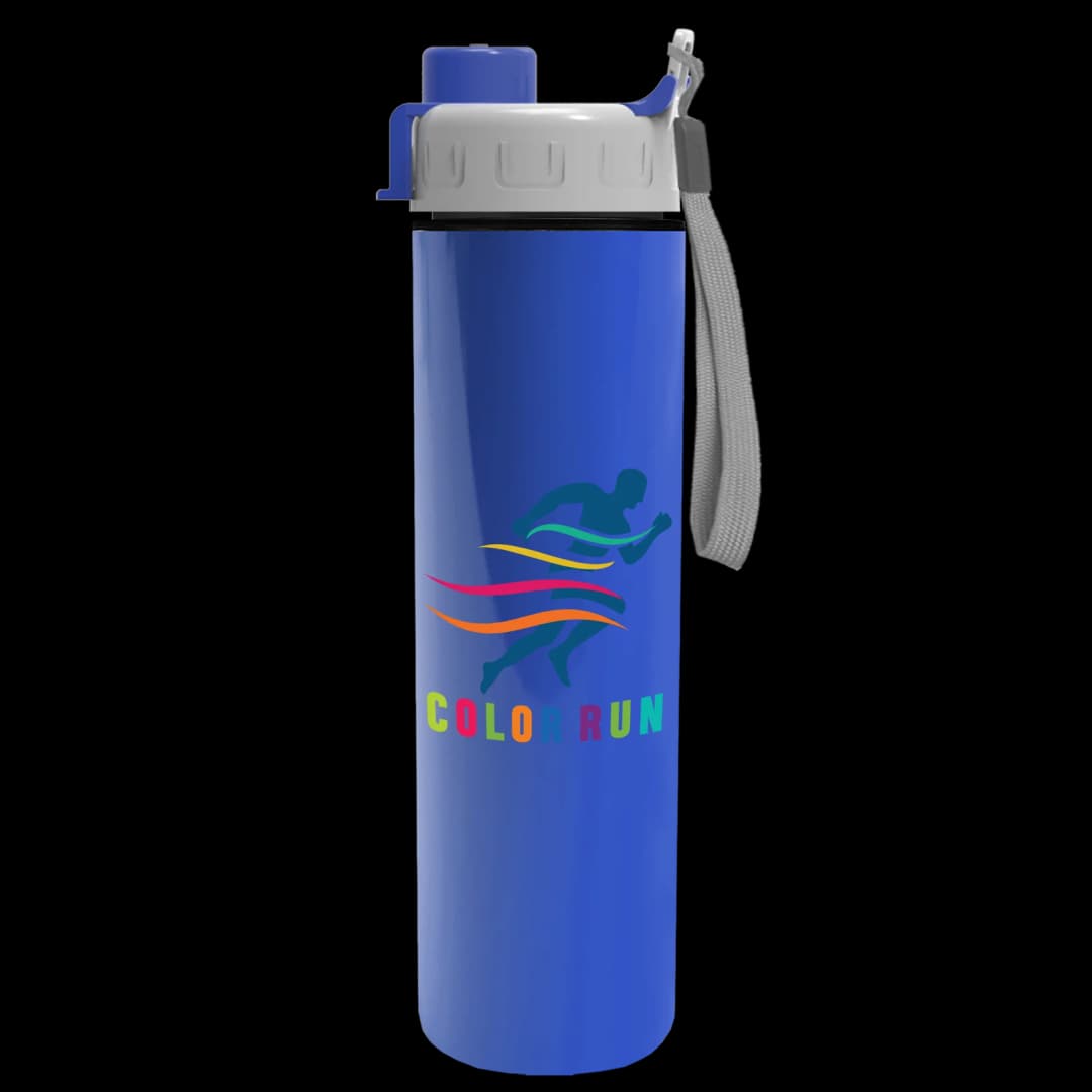 Slim Double-Wall Insulated Bottle with Quick-Snap Lid - 16 oz.