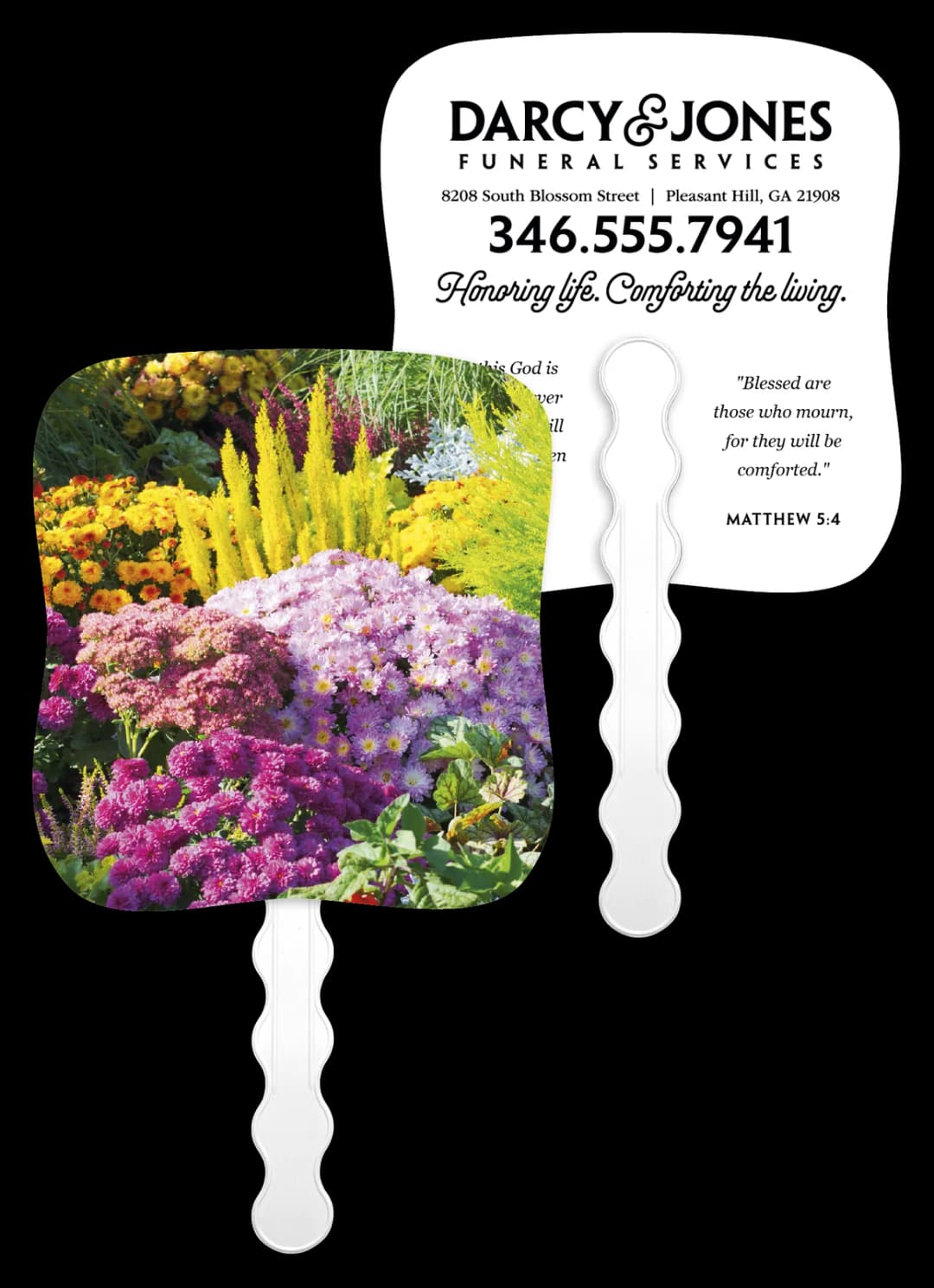 Bountiful Garden - Pictorial Fan