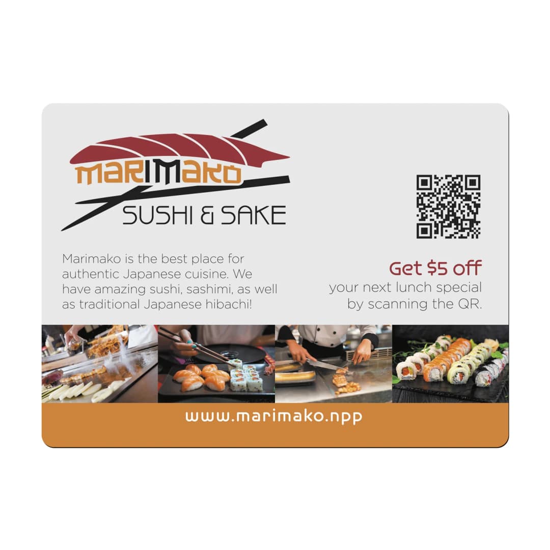 19" X 14" 2MM PVC Counter Mat