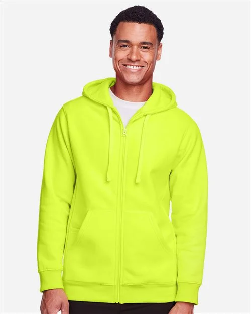 Team 365 Unisex Zone HydroSport™ Heavyweight Full-Zip Hooded Sweatshirt