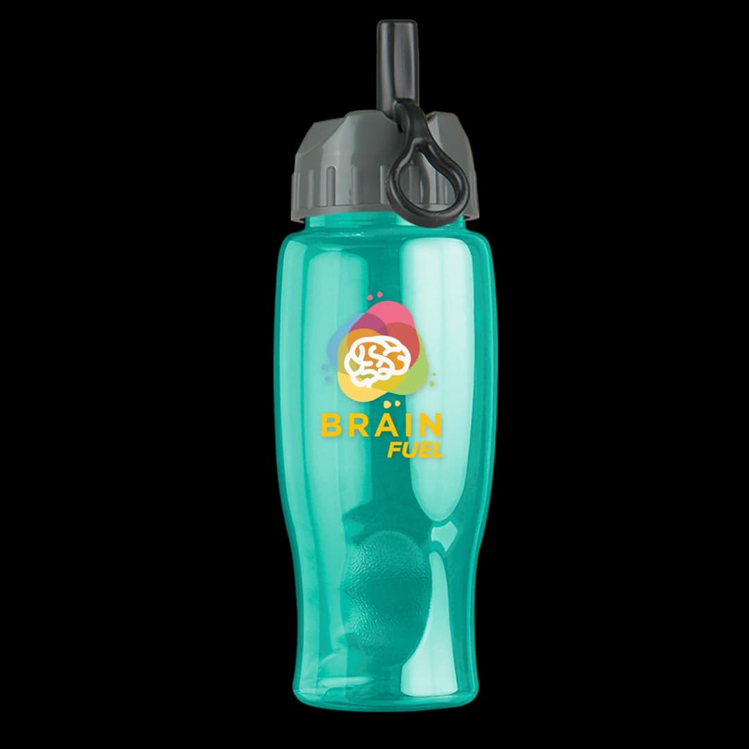 Poly+ Bottle with Ring-Straw Lid - 27 oz.