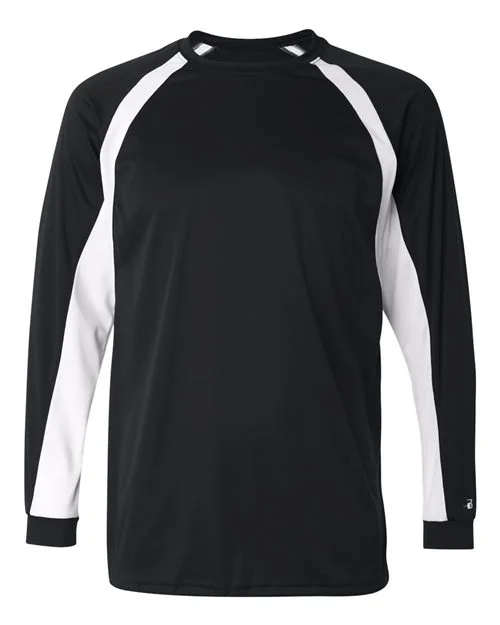 Badger Men's B-Core Hook Long Sleeve T-Shirt