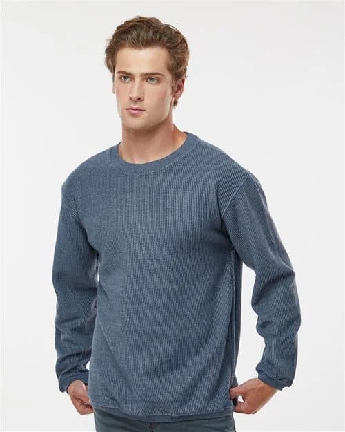 MV Sport Unisex Corded Crewneck Sweatshirt