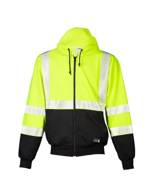 Kishigo Unisex FR Full-Zip Hooded Sweatshirt