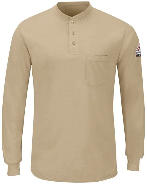 Bulwark Men's Tall Long Sleeve Henley