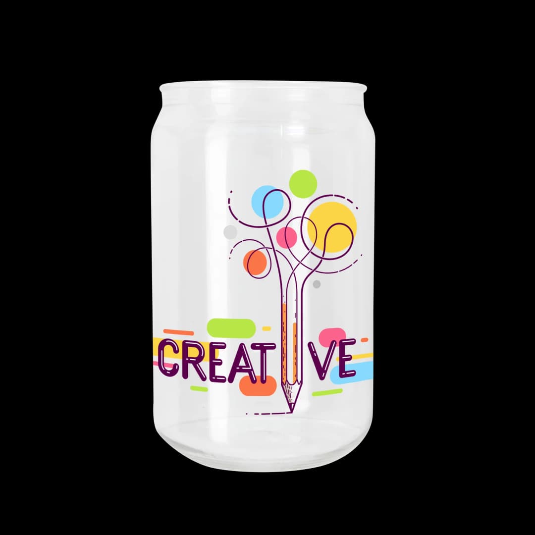 Can-Shaped RPET Faux Glass - 16 oz.