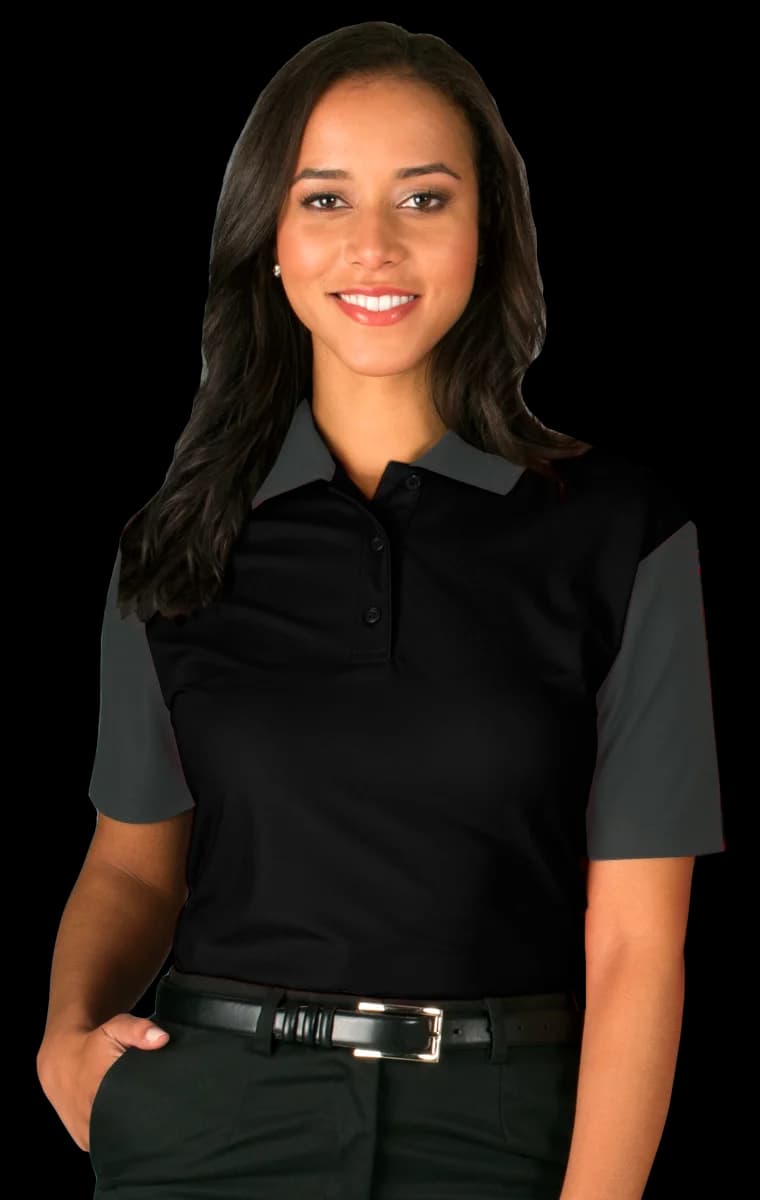Blue Generation Ladies' IL-50 Colorblock Polo