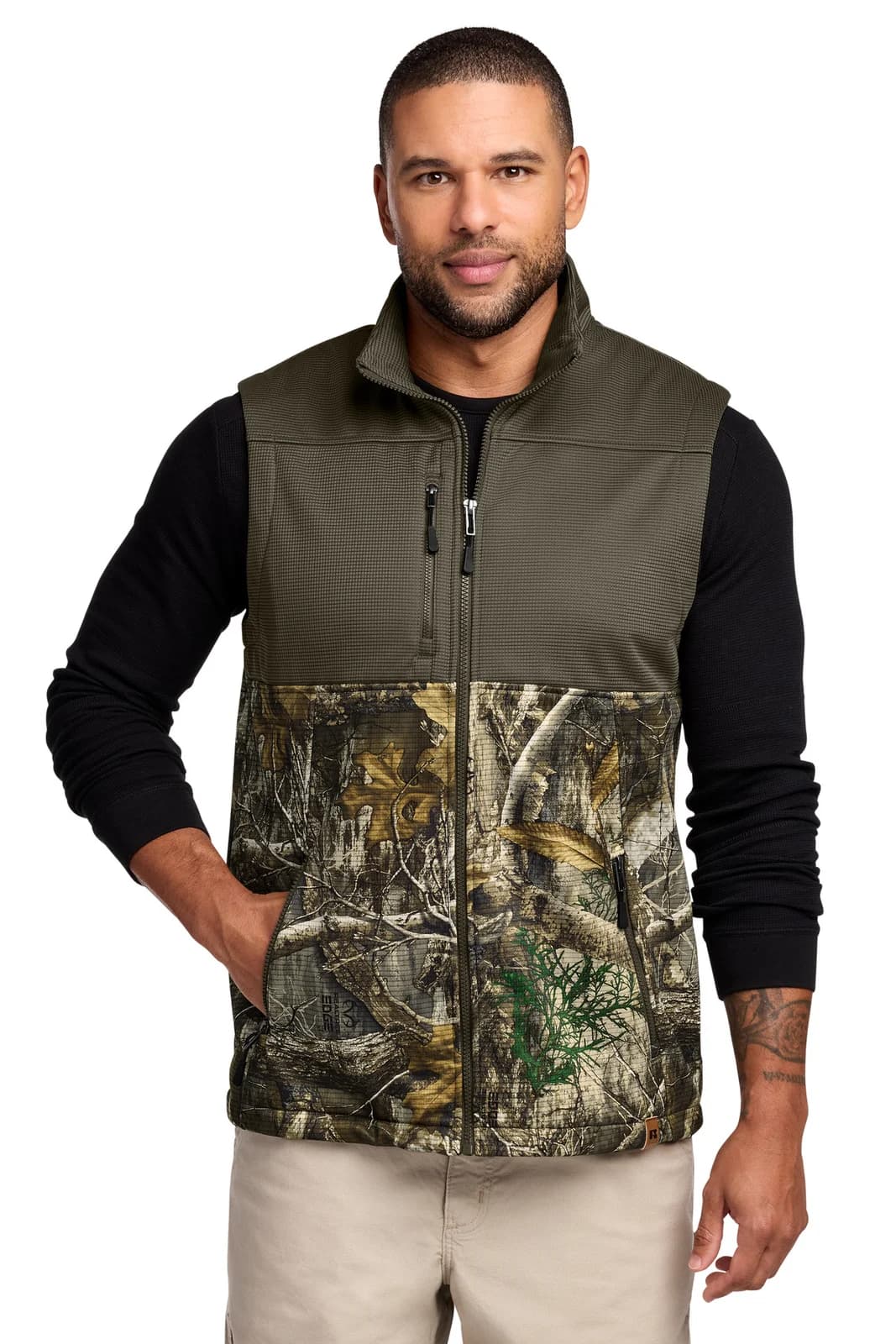 Russell Outdoors™ Realtree® Atlas Colorblock Soft Shell Vest