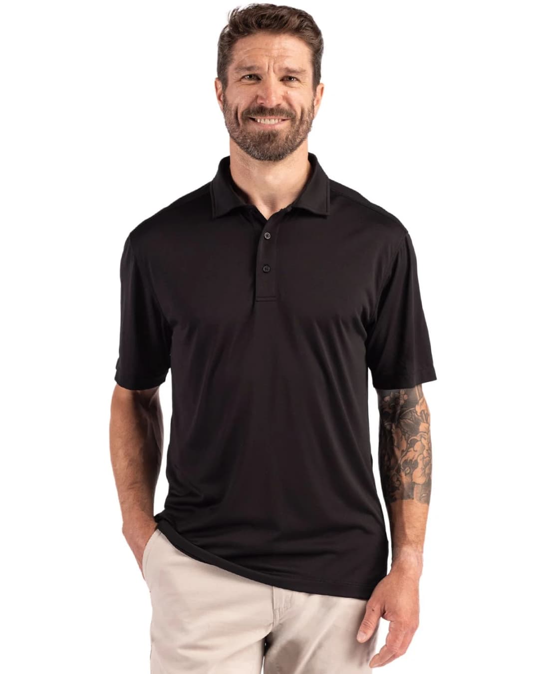 Clique Charge Active Jersey Mens Polo