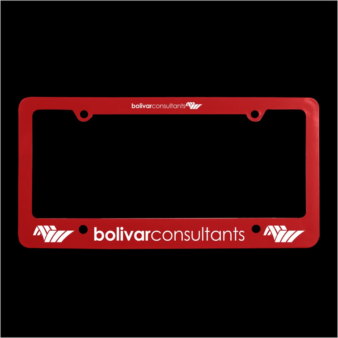 Classic License Plate Frame with 4 Holes