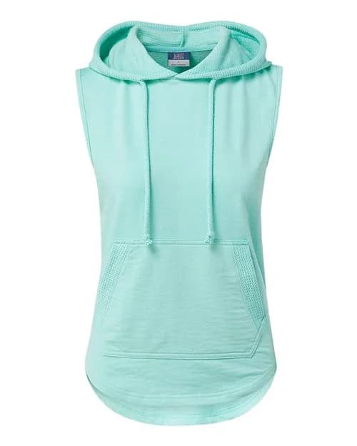 MV Sport Women's Kinsley Sleeveless Hooded Sweatshirt
