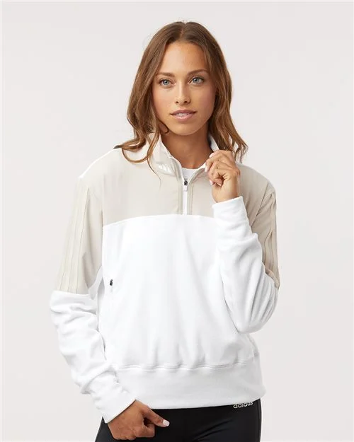 Adidas Women's Fleece Quarter-Zip Pullover