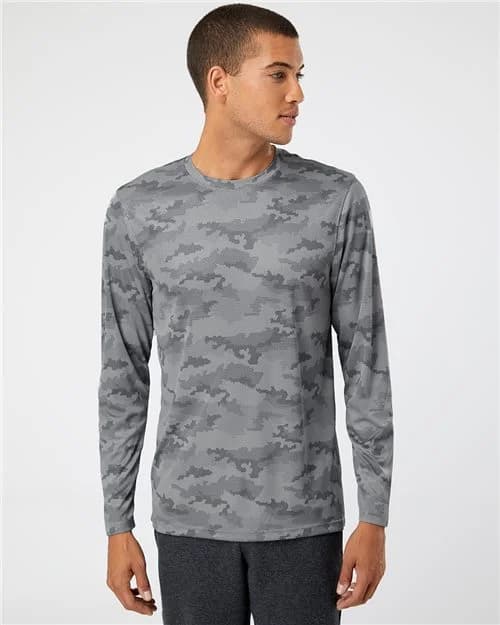 Paragon Unisex Pompano Performance Camo Long Sleeve T-Shirt