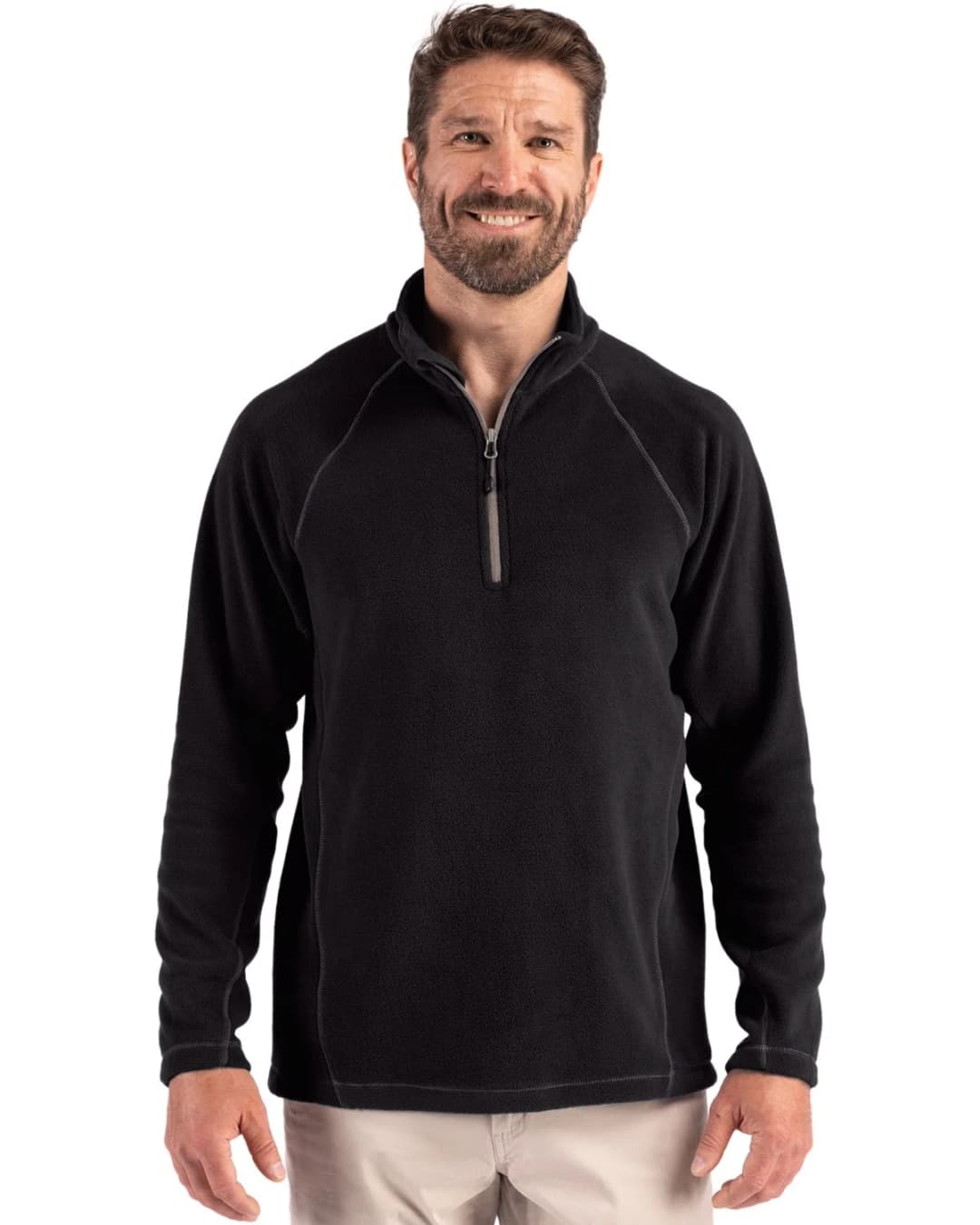 Clique Powder Recycled Fleece Mens Quarter Zip Jacket