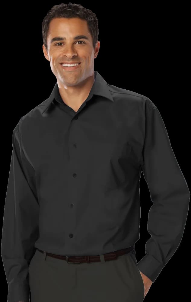 Blue Generation Men's L/S Stretch Poplin Shirt