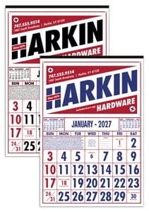 Skinner & Kennedy® Commercial 12-Sheet Calendar