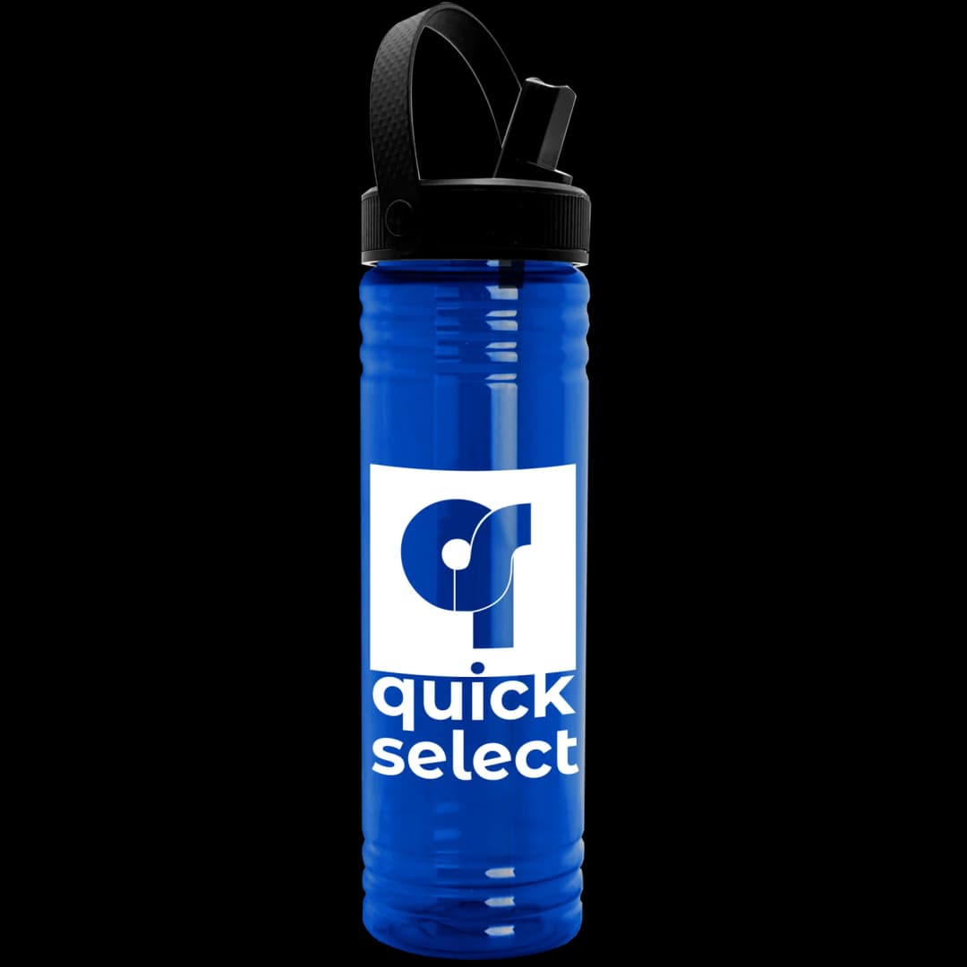 Slim Fit Bottle with Flip-Straw, Swivel-Handle Lid - 24 oz.