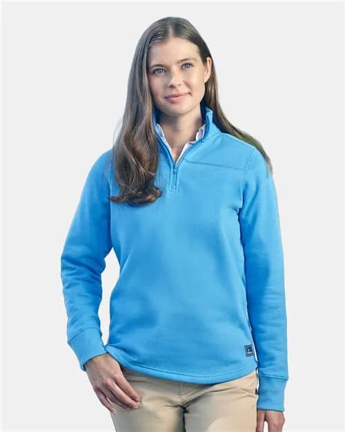 Nautica Women's Anchor Fleece Quarter-Zip Sweatshirt