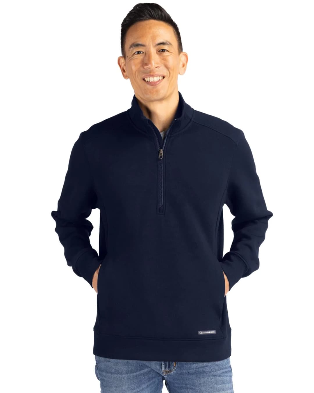 Cutter & Buck Roam Eco Recycled Quarter Zip Mens Pullover