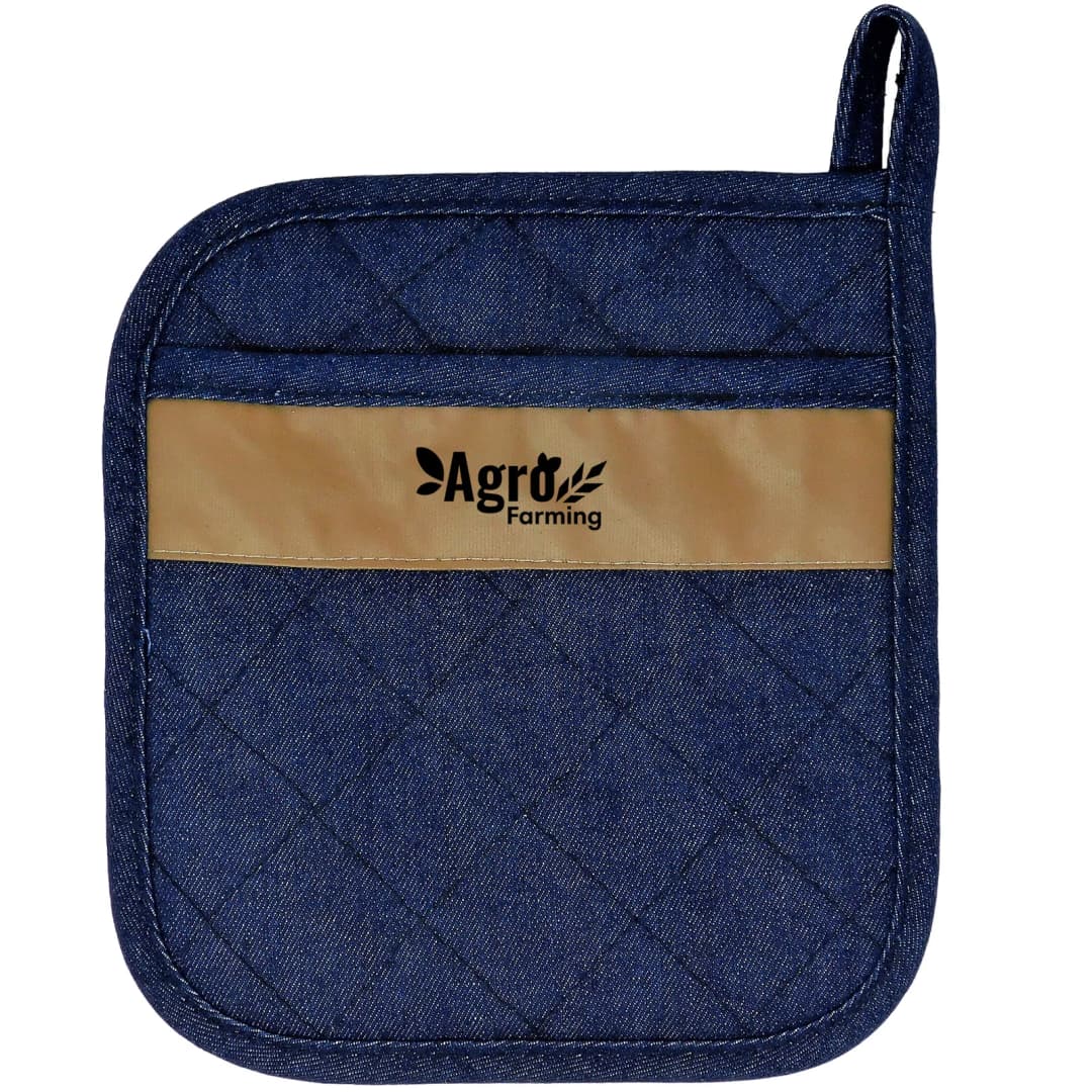 Lindstrom Quilted Potholder W/Vegan Leather