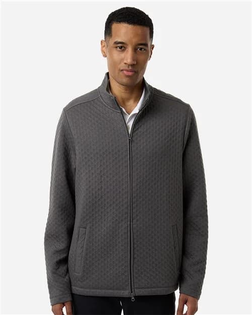 Devon & Jones Men's Berkeley Textured Full-Zip Jacket