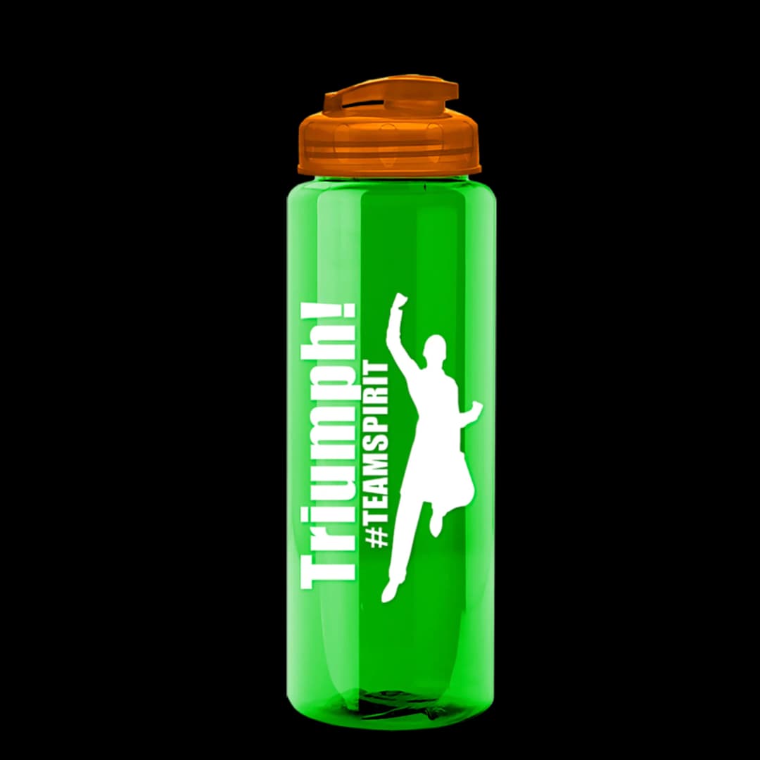 Guzzler Bottle with Flip-Top Lid - 32 oz.