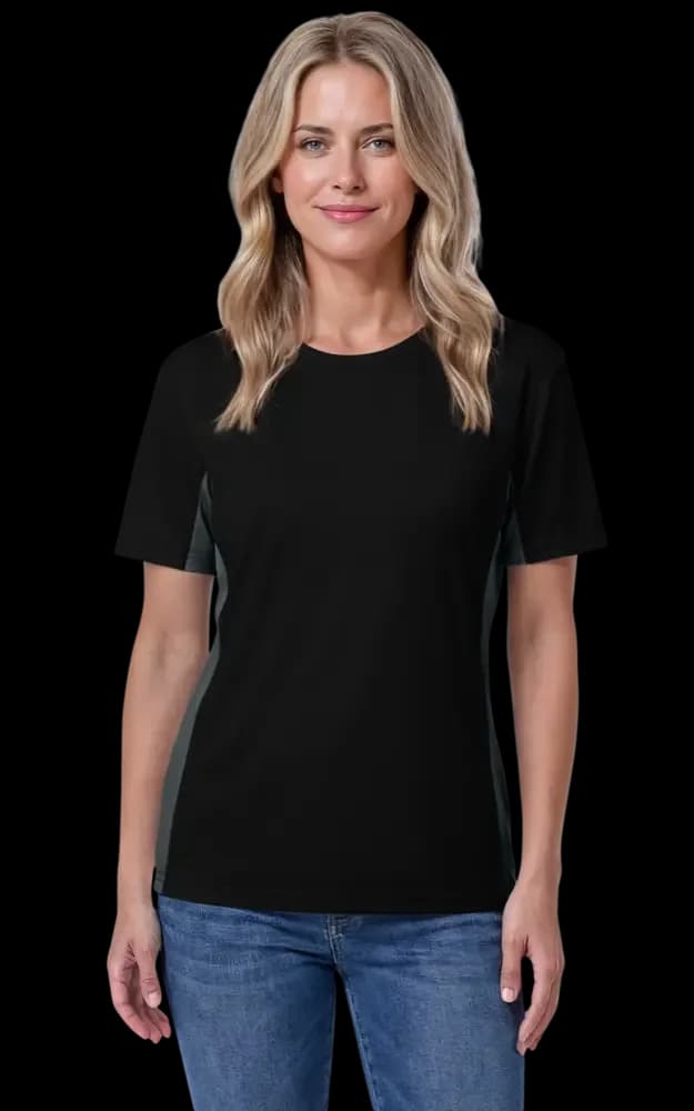 Blue Generation Ladies' Colorblock Tee