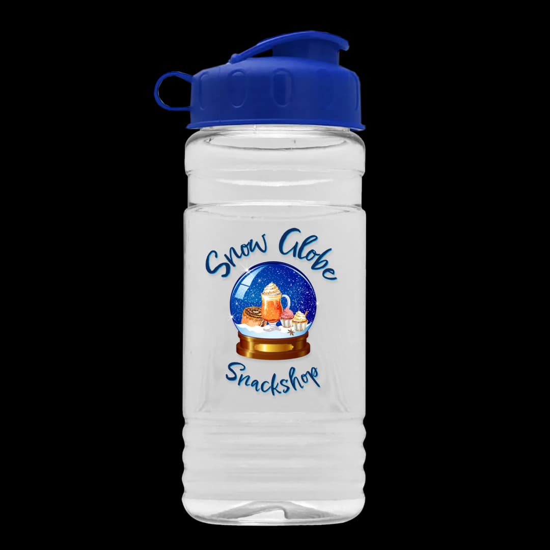 Clear Bottle with Flip Lid - 20 oz.