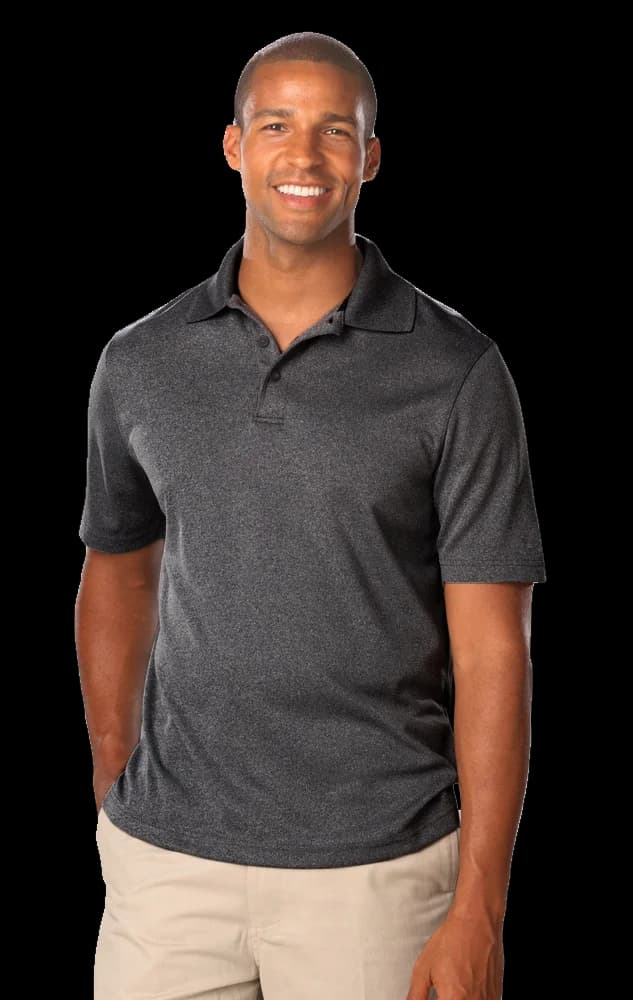 Blue Generation Men's Heathered Polo