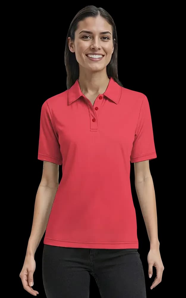 Blue Generation Ladies' Short-Sleeve Nailhead Polo