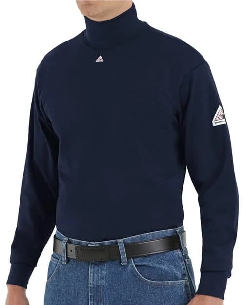 Bulwark Men's Tagless Mock TurtleNeck - EXCEL FR
