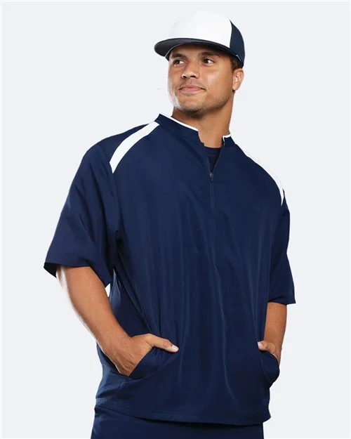 Holloway Men's Clubhouse Short Sleeve Quarter-Zip Pullover