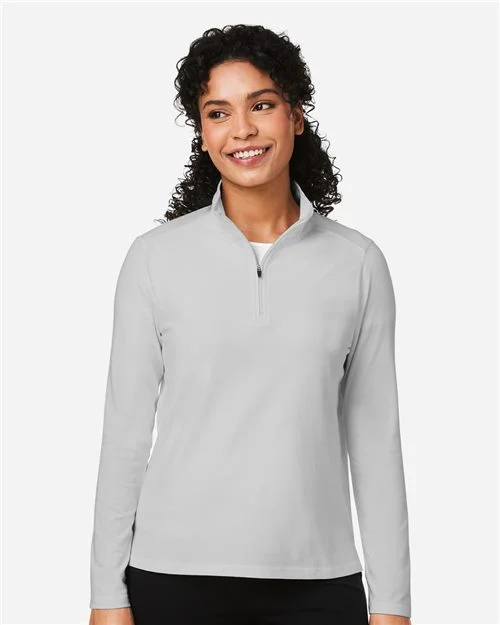 Devon & Jones Women's Raleigh Stretch Quarter-Zip Pullover