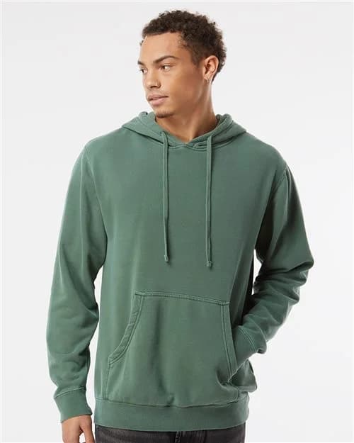 Independent Trading Co. Unisex Midweight Pigment-Dyed Hooded Sweatshirt
