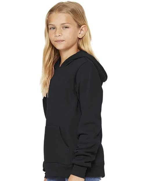 BELLA + CANVAS Youth Sponge Fleece Hoodie Sweatshirt
