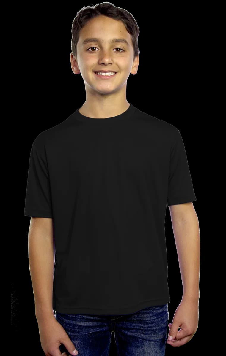 Blue Generation Youth Value Wicking Short-Sleeve T-shirt