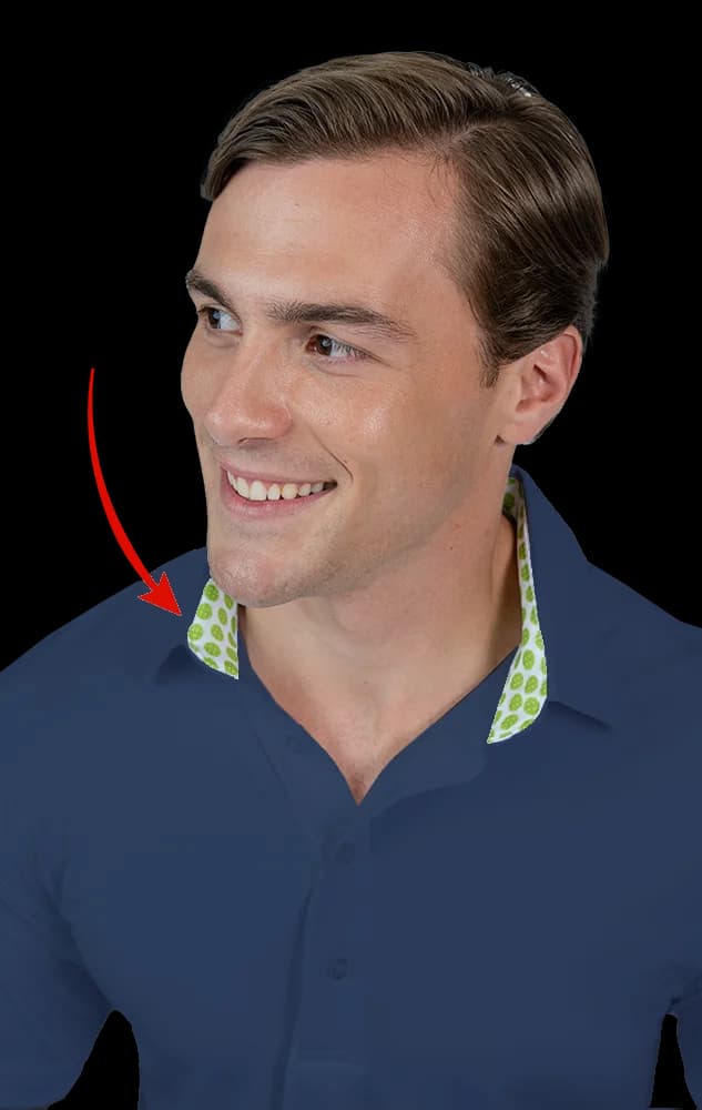Blue Generation Sublimated Bonded Collar Polo