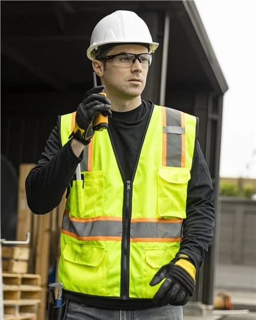 Kishigo Unisex 6 Pocket Contrast Class 2 Vest