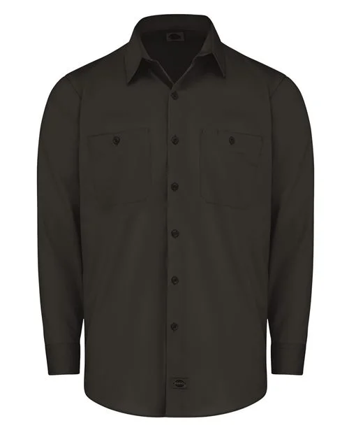 Dickies Men's Industrial Worktech Ventilated Long Sleeve Work Shirt