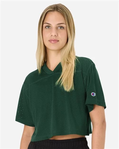 Champion Women's V-Neck Mid-Length Practice Mesh Jersey