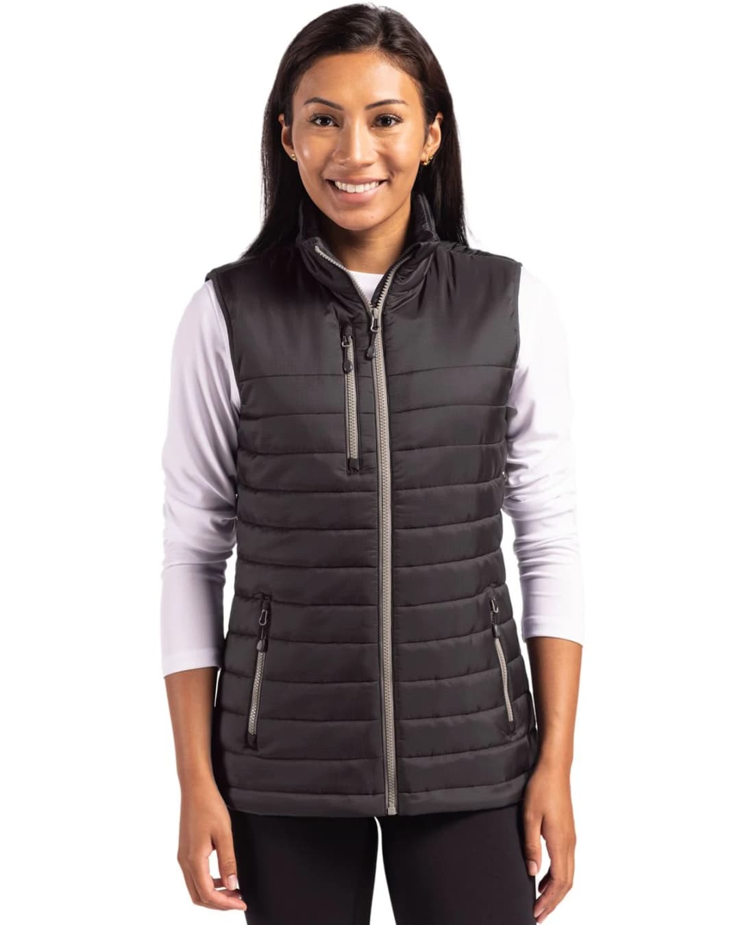 Clique Valhalla Recycled Insulated Puffer Womens Full Zip Vest