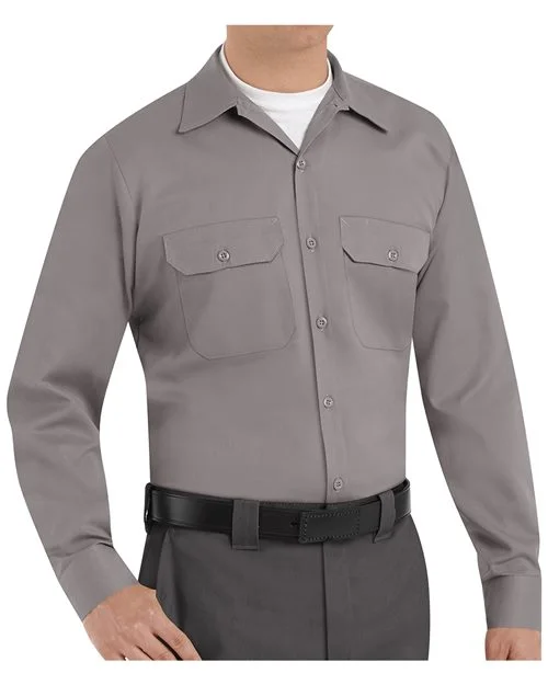 Red Kap Men's Utility Long Sleeve Work Shirt