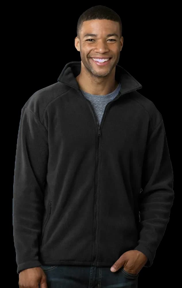 Blue Generation Men's Micro Fleece Full Zip Jacket